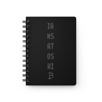 I Am Satoshi Spiral Bound Journal - Seven