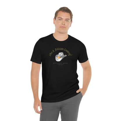 Bitcoin LYFE BTC Cowboy T-Shirt