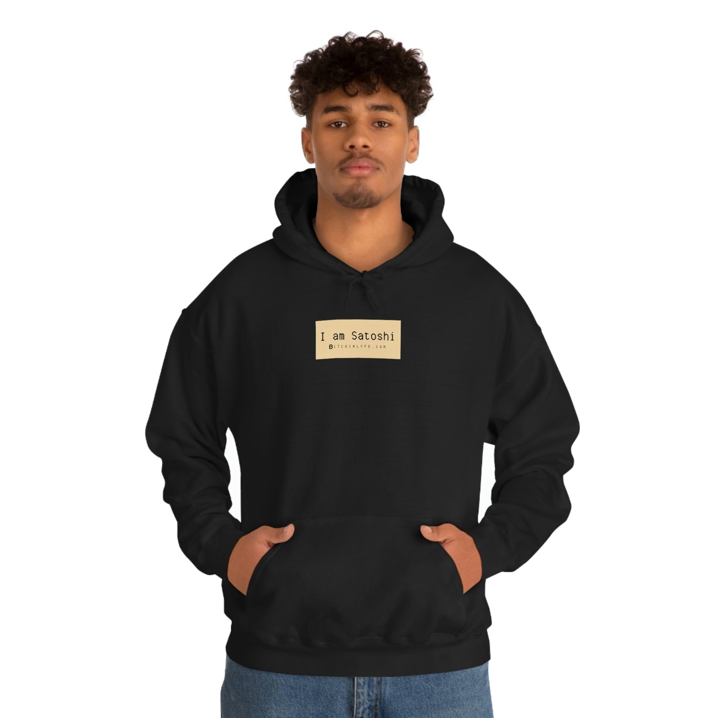 I am Satoshi Hooded Sweatshirt - Five