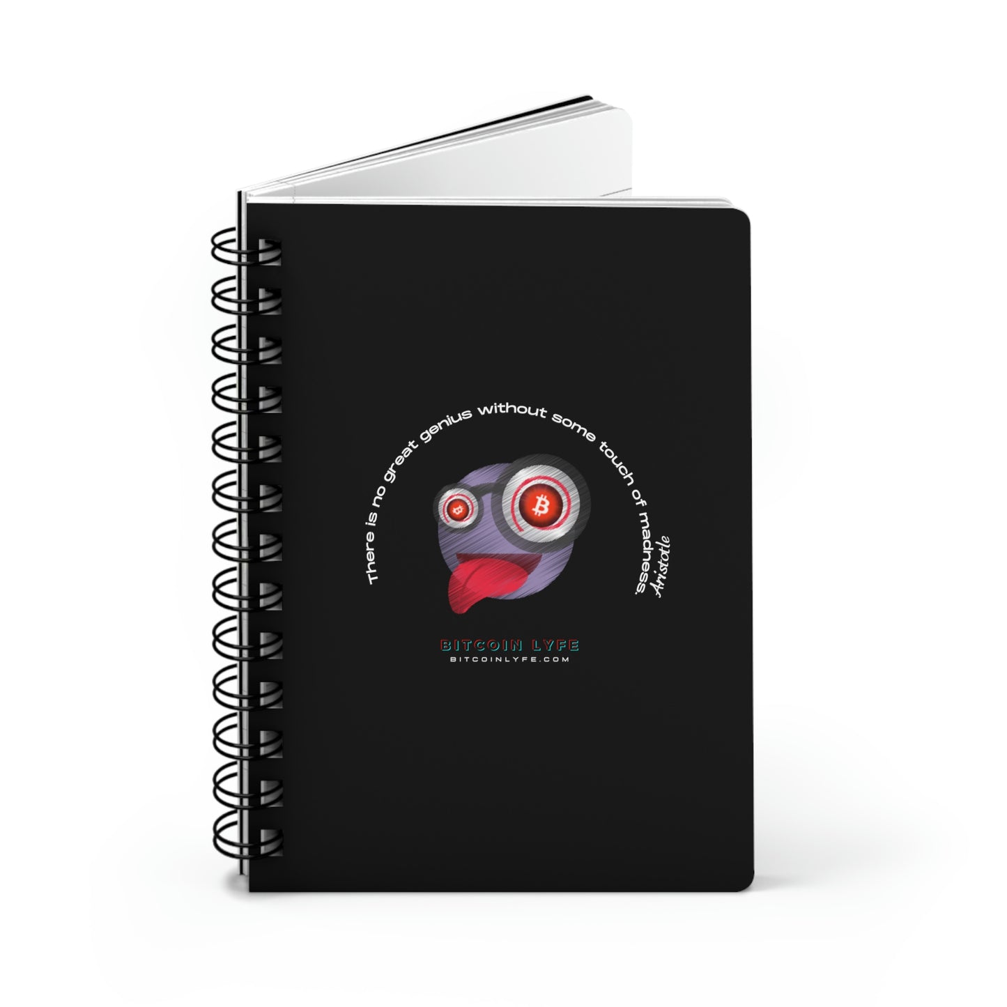 Genius Orange Pill Spiral Bound Journal