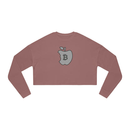 The B Apple Women's Cropped Sweatshirt