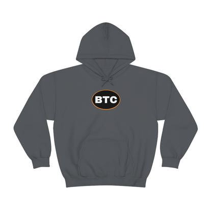 Bitcoin Oval #2 Hoodie, Blackout Version