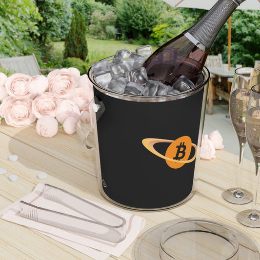 Planet B Ice Bucket with Tongs