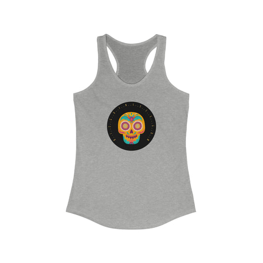 Día de los Muertos BTC Women's Racerback Tank, Diecisiete