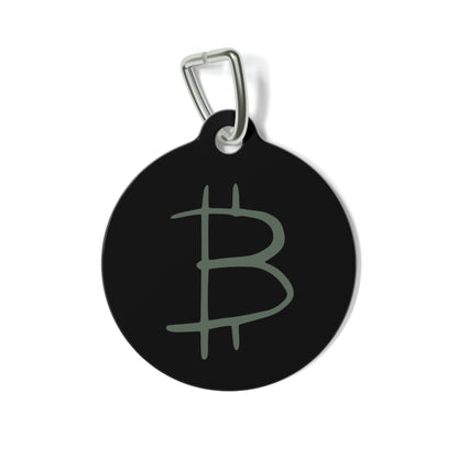 Bitcoin Pet Tag, BTC8