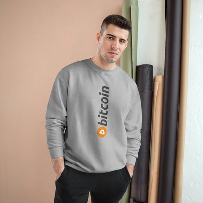 Bitcoin Champion Sweatshirt, BTC1 Vertical