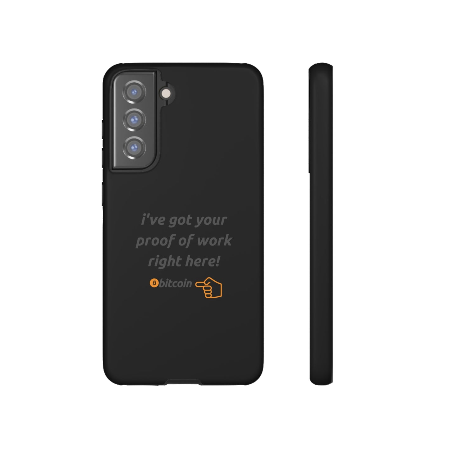 Tough Phone Case - BTC Proof Right Here #4