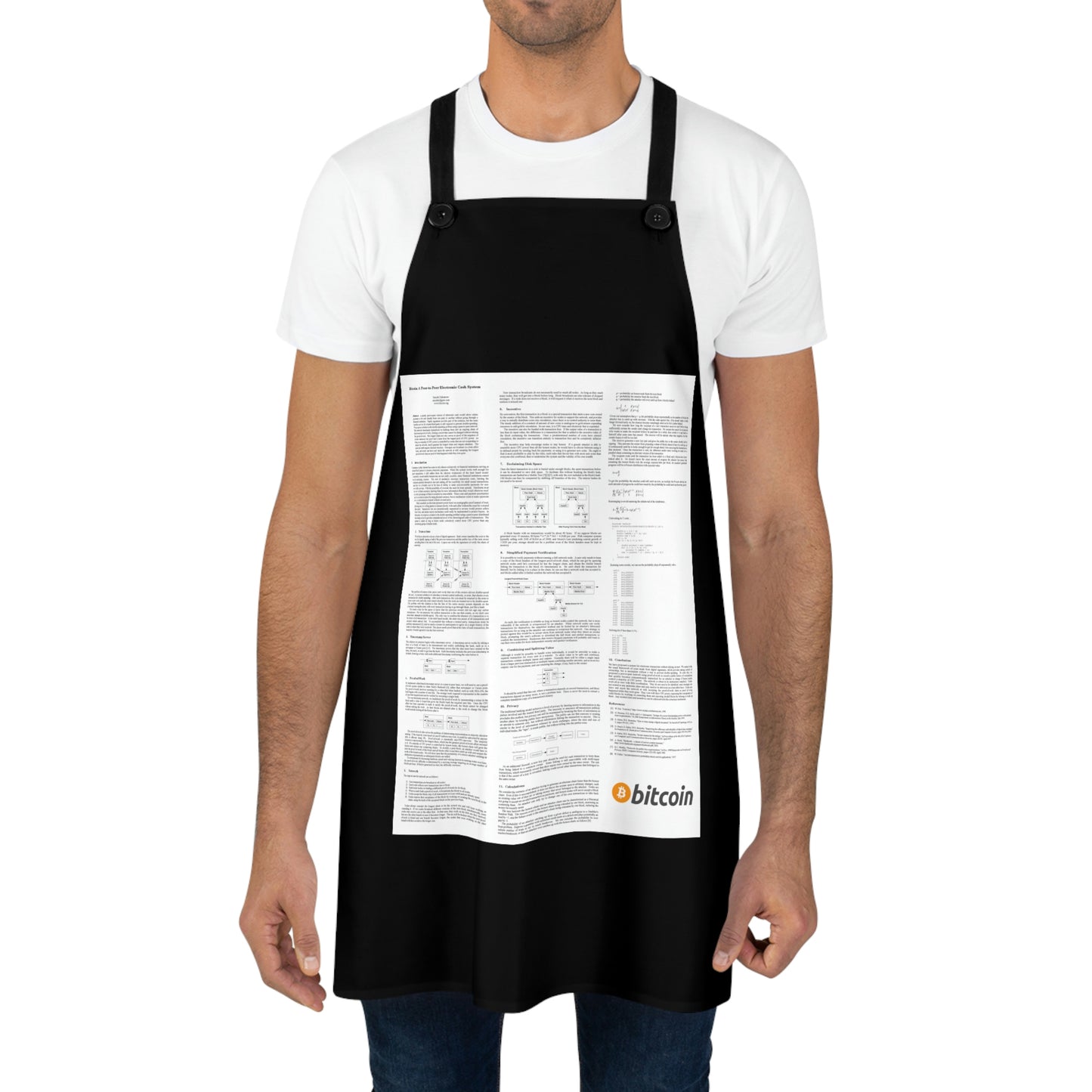 Bitcoin White Paper Apron