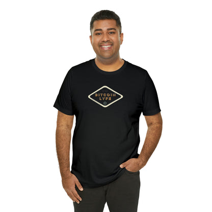 Bitcoin LYFE (Transparent) Short Sleeve T-Shirt