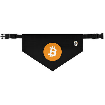 Bitcoin Pet Bandana Collar, BTC2