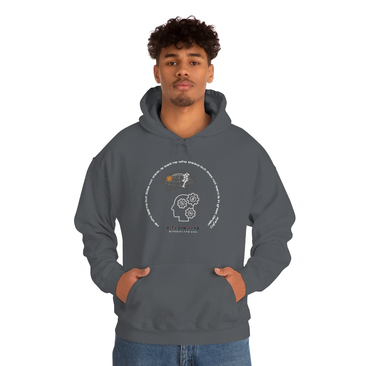 Think Orange Pill Hooded Sweatshirt