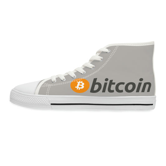 Bitcoin Women's High Top Sneakers, BTC1