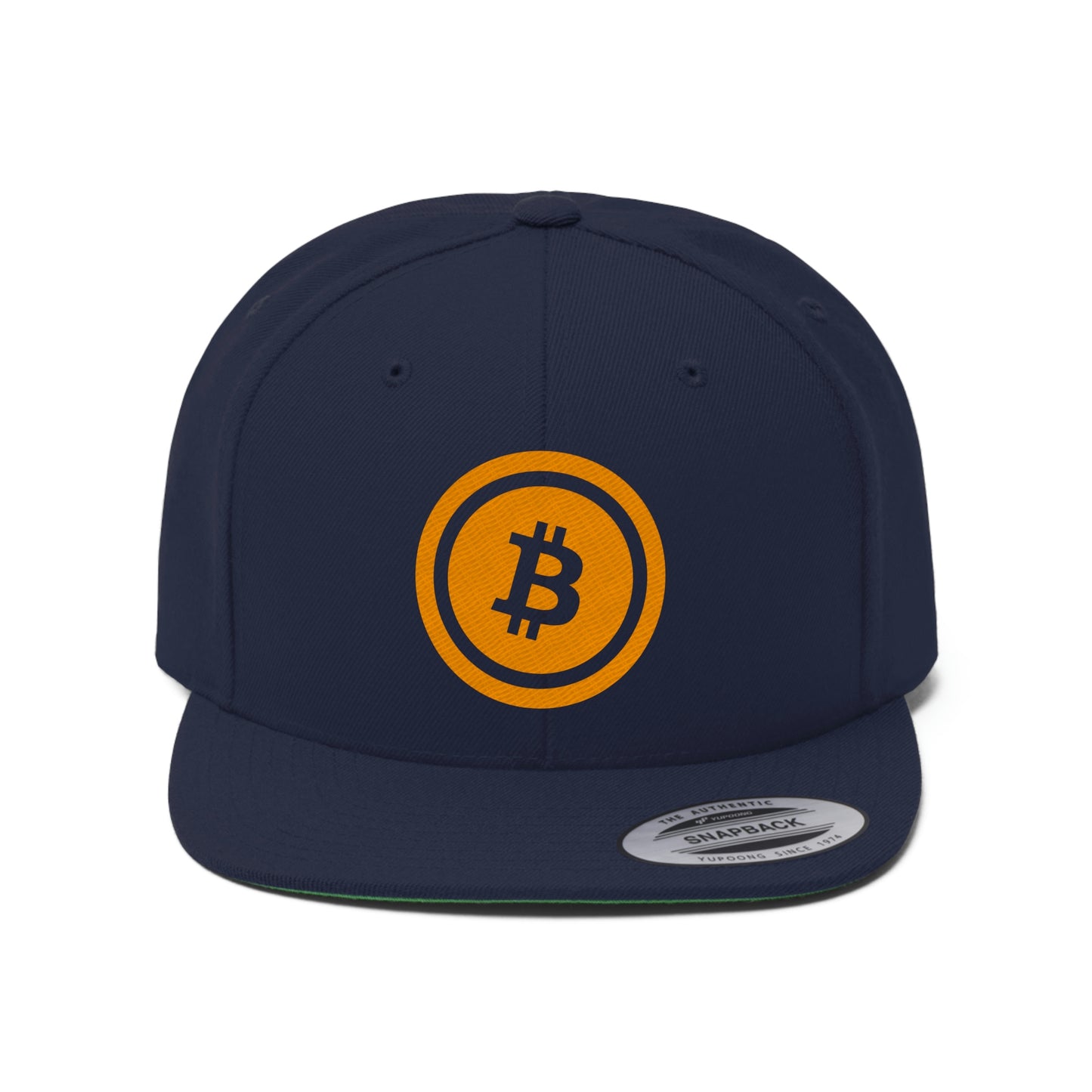 BTC5 Bitcoin Flat Bill Hat, Four Colors