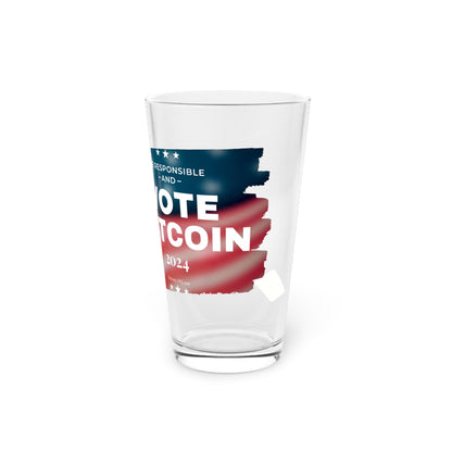 Vote - Responsibility Pint Glass