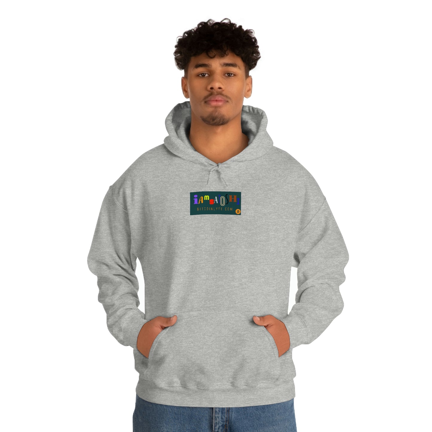 I am Satoshi Hooded Sweatshirt - Three