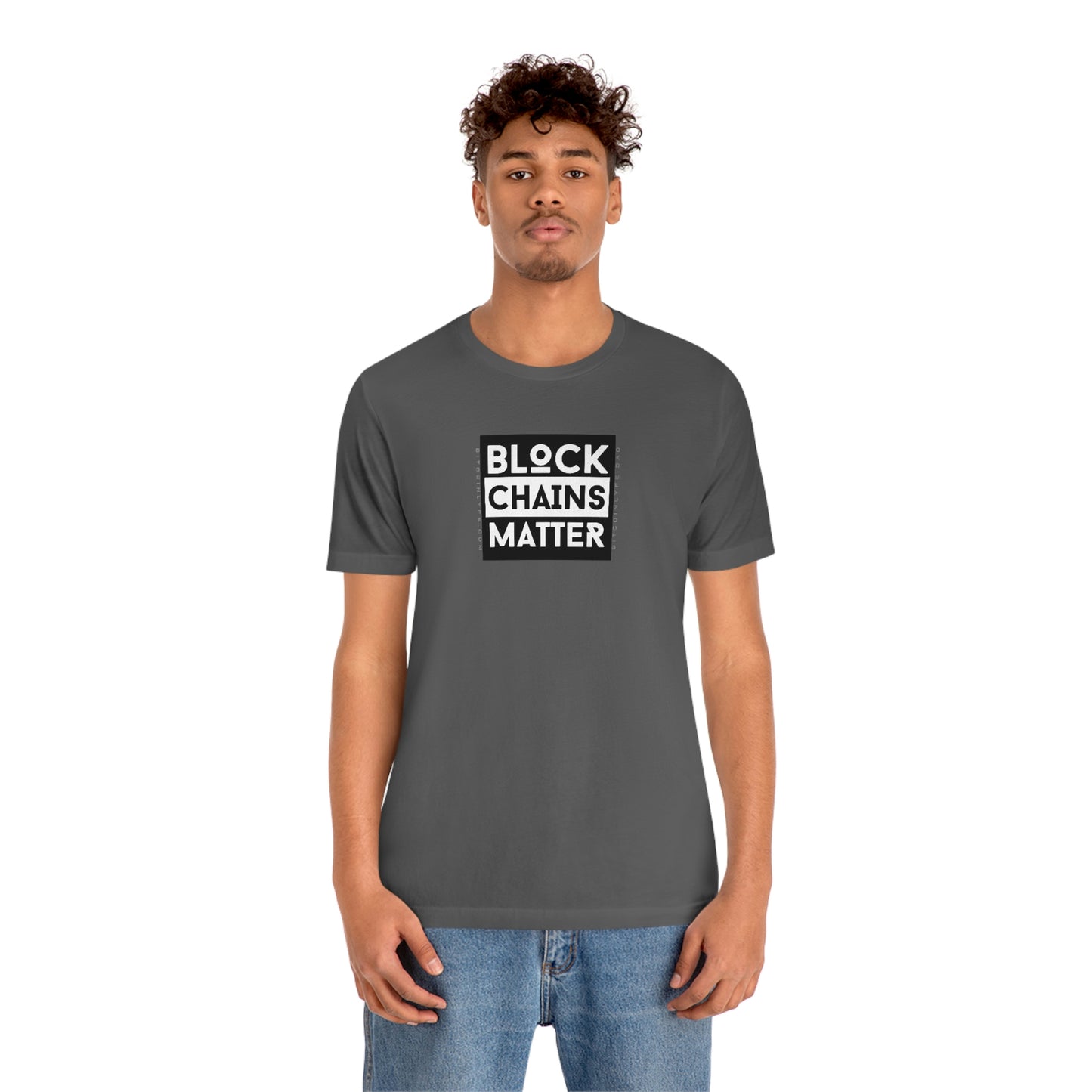 Bitcoin LYFE Block Chains Matter T-Shirt