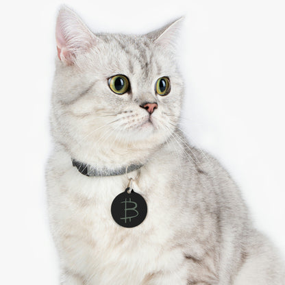 Bitcoin Pet Tag, BTC8