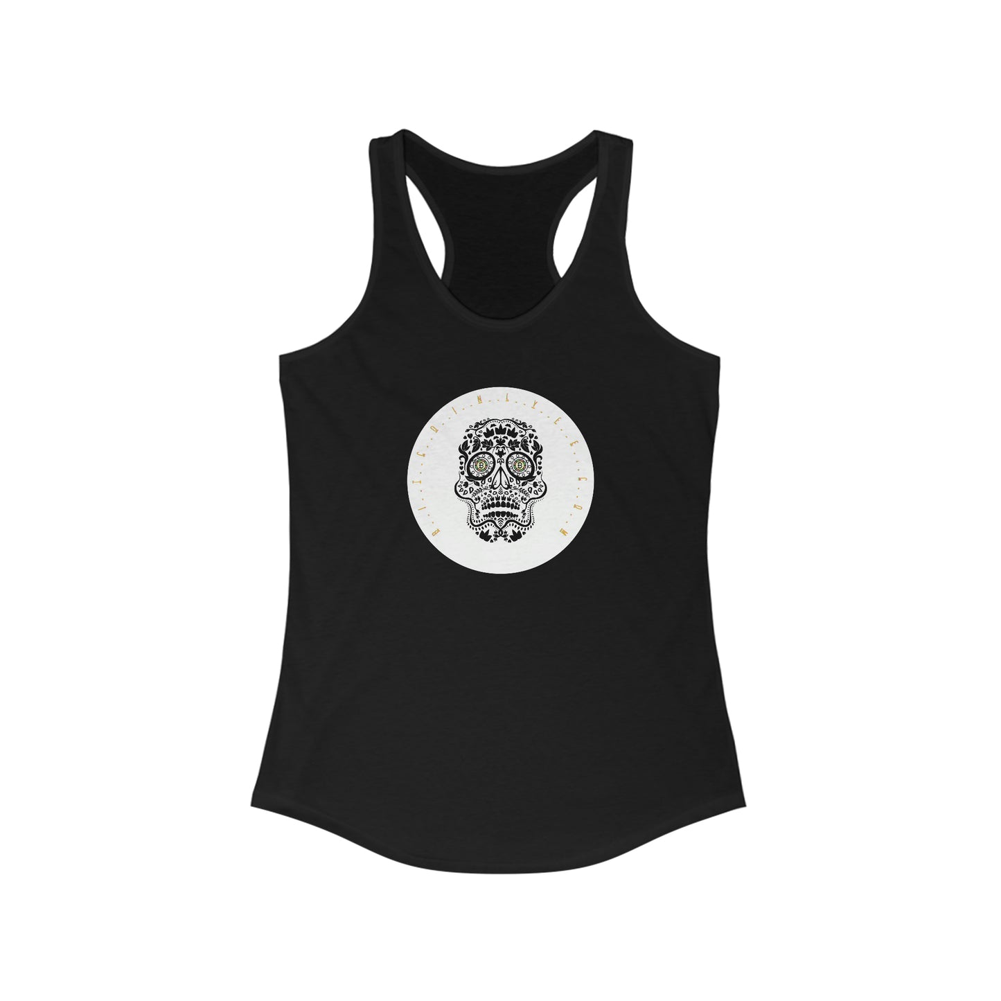 Día de los Muertos BTC Women's Racerback Tank, Uno