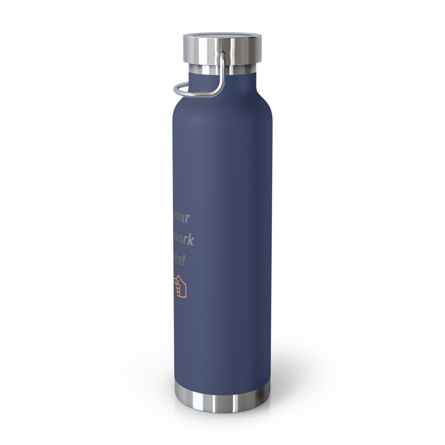 BTC Proof Right Here 22oz Vacuum Insulated Bottle #4