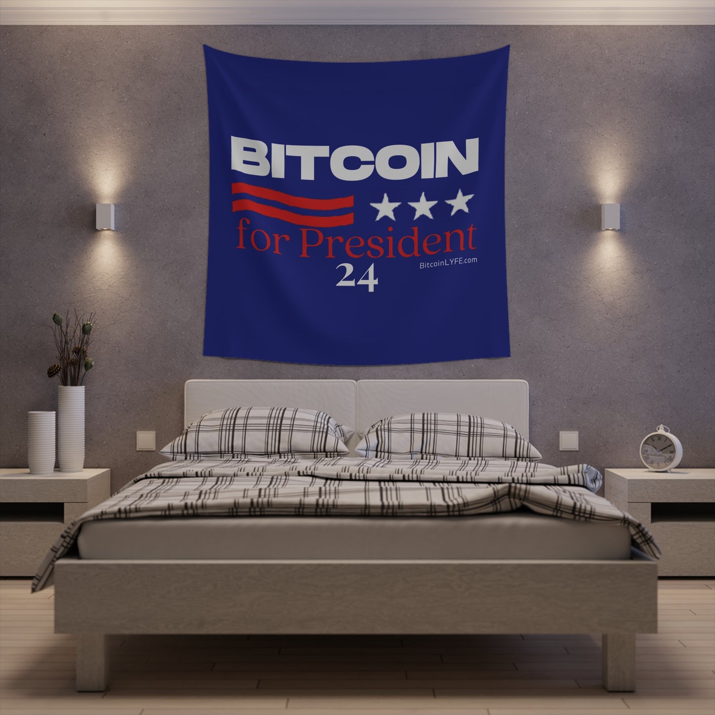 Vote - Bitbush Printed Wall Tapestry