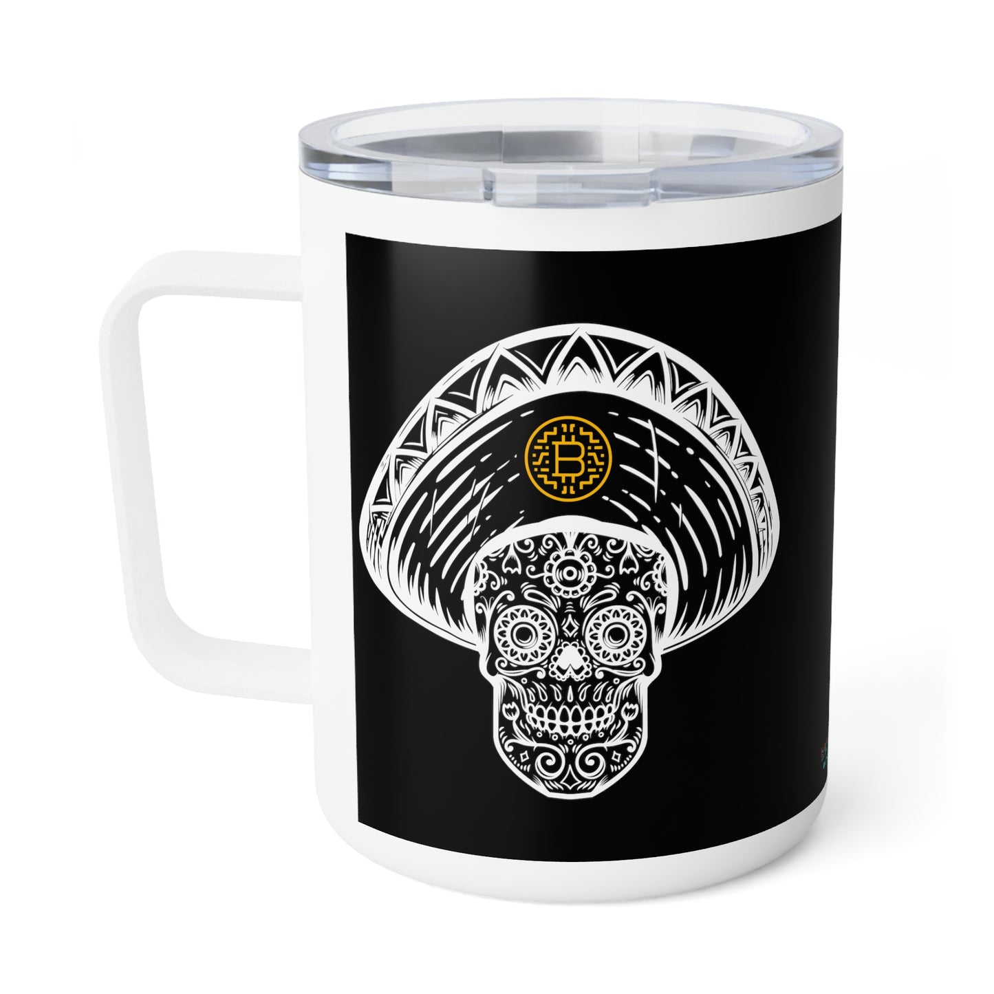 Día de los Muertos BTC 10oz Insulated Coffee Mug, Veintitrés