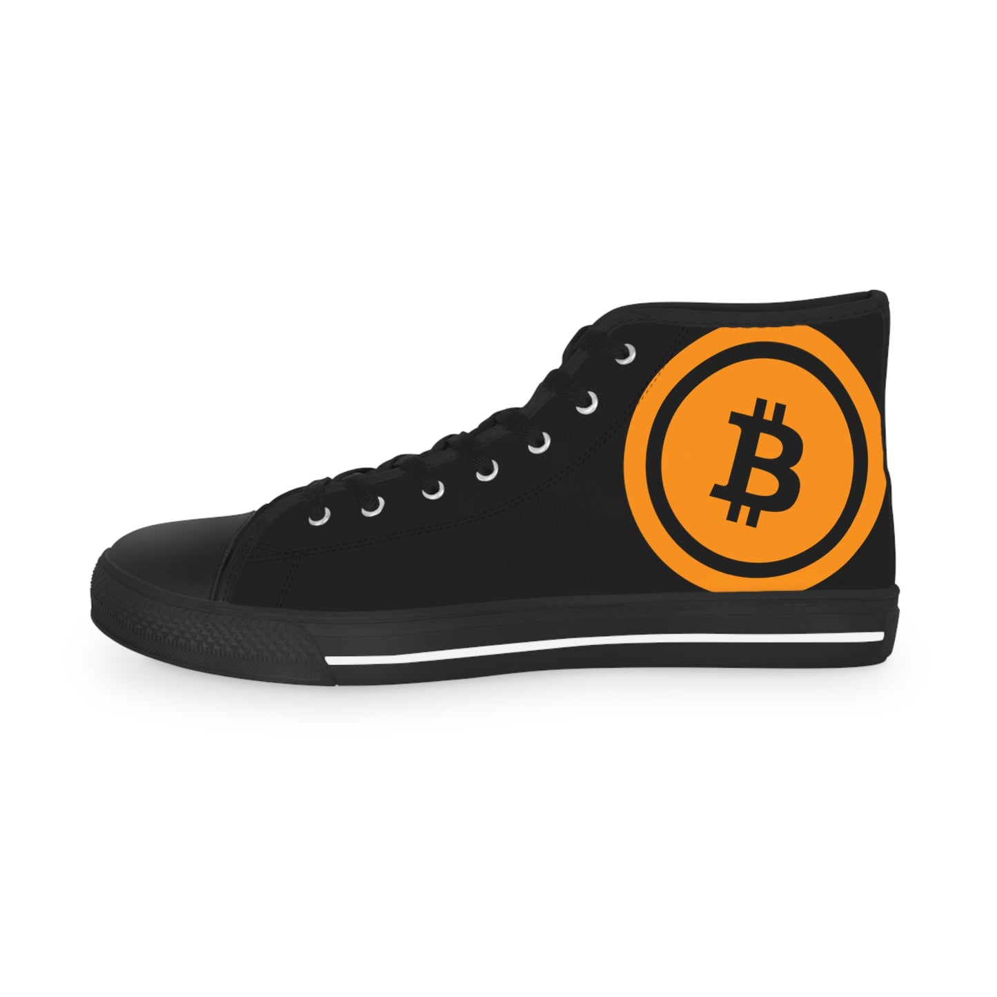 Bitcoin Men's High Top Sneakers, BTC5