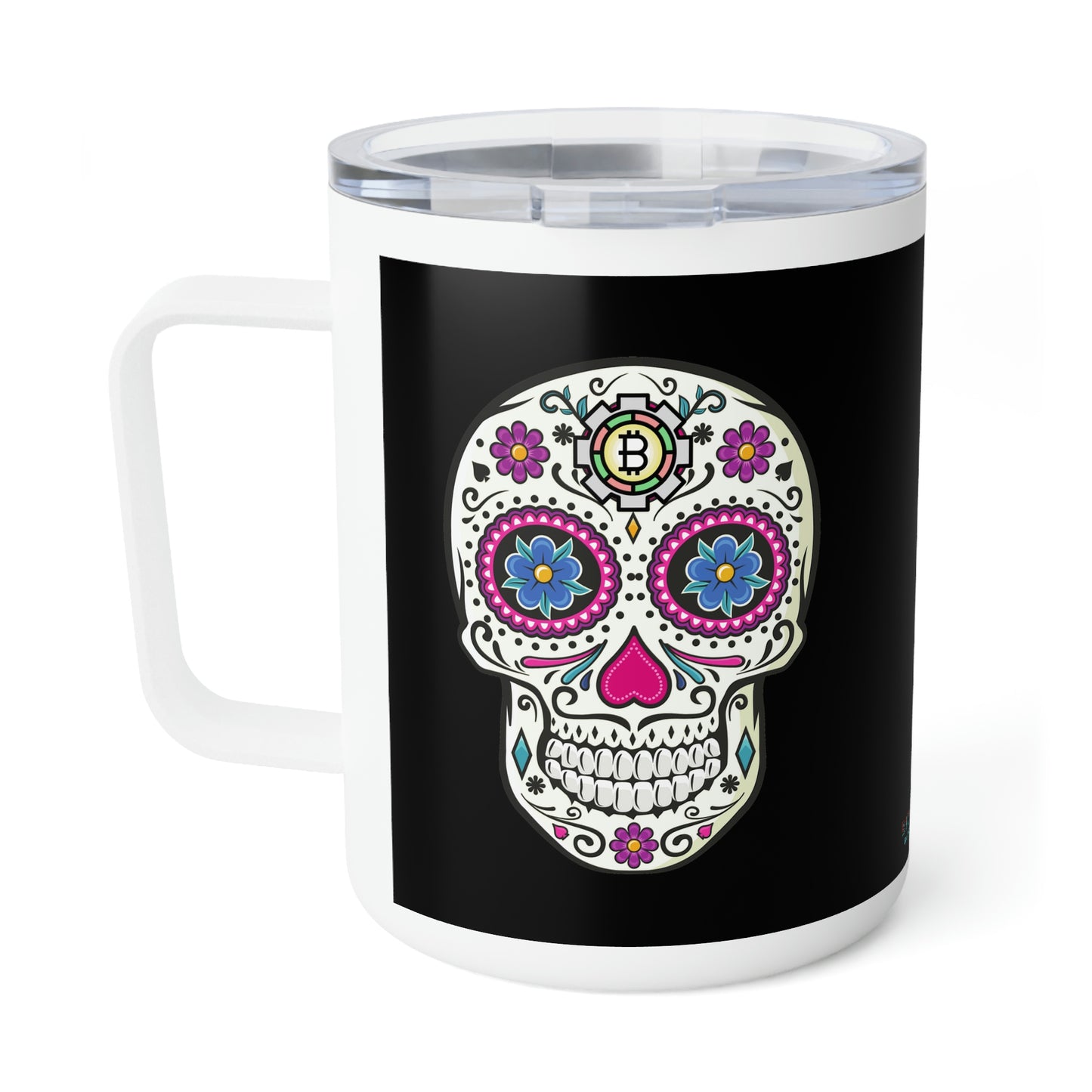 Día de los Muertos BTC 10oz Insulated Coffee Mug, Once