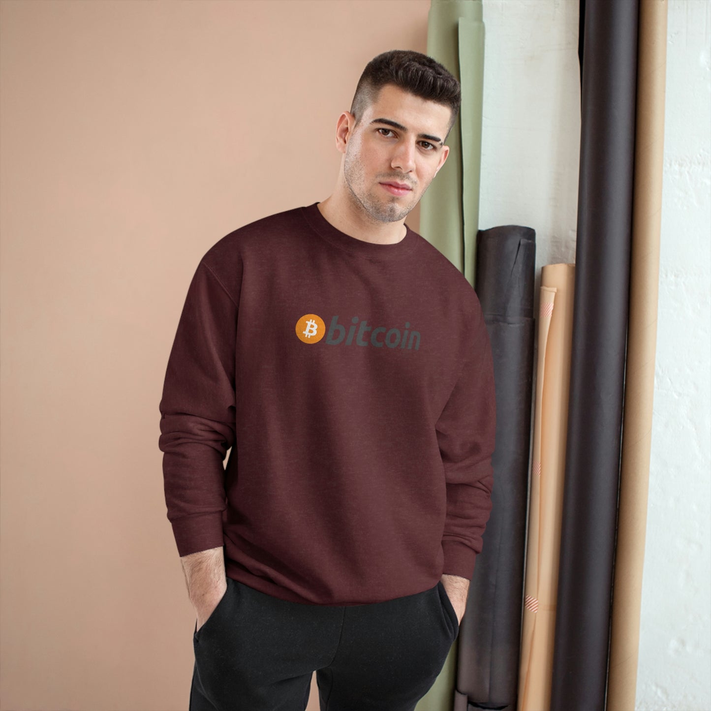 Bitcoin Champion Sweatshirt, BTC1 Horizontal