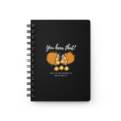 Inevitable Orange Pill Spiral Bound Journal