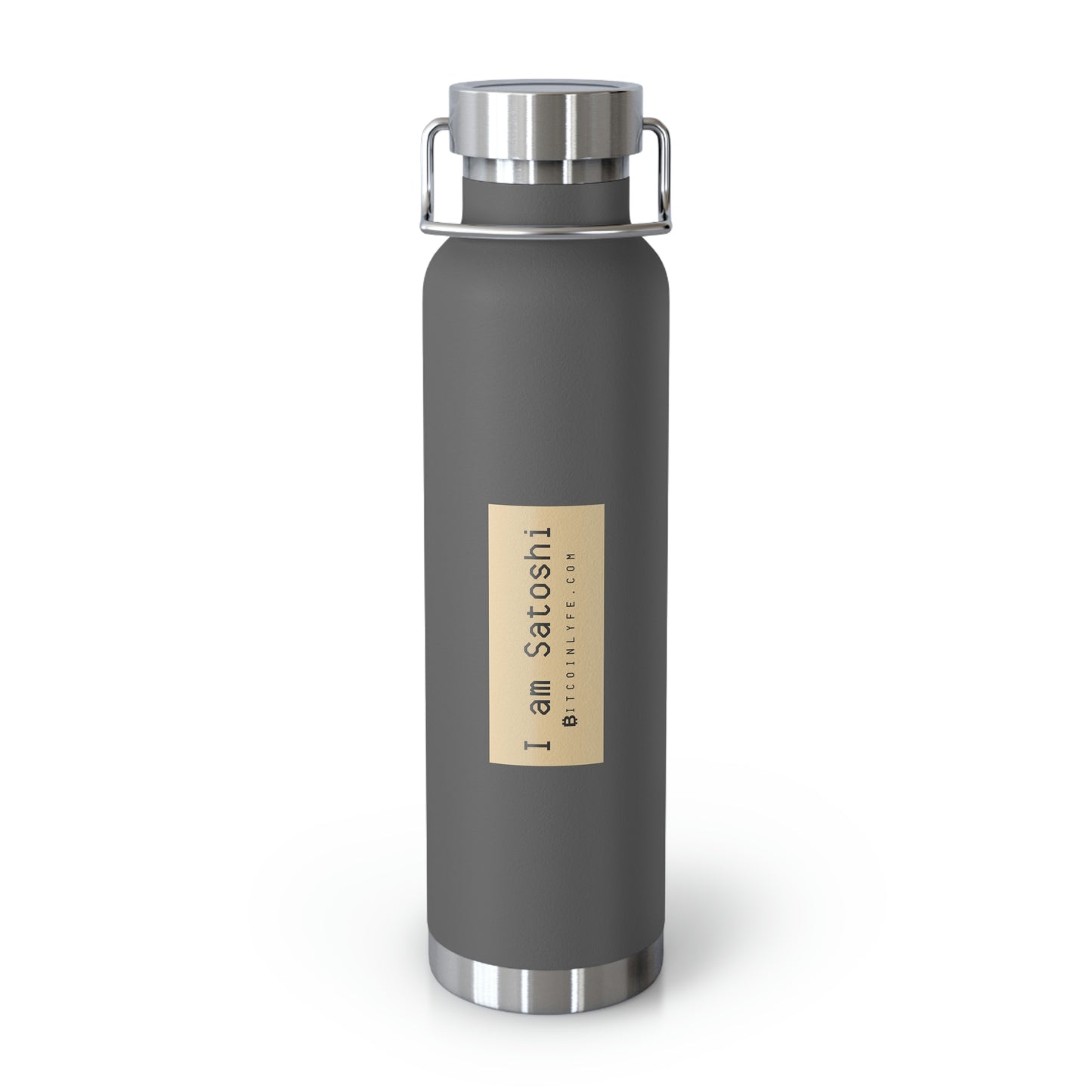 I Am Satoshi 22oz Vacuum Insulated Bottle - Five