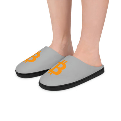 Bitcoin Women's Indoor Slippers, BTC3