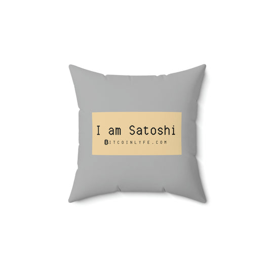 I Am Satoshi Pillow - Five