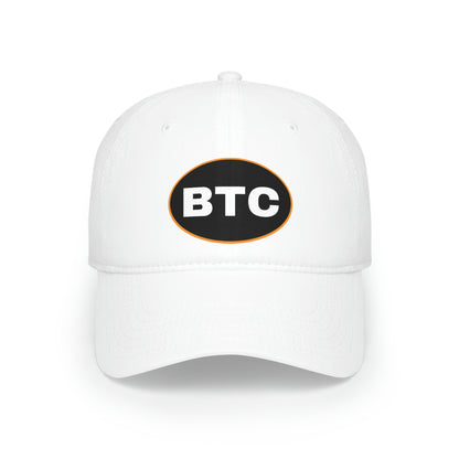 Bitcoin Oval #2 Low Profile Baseball Cap