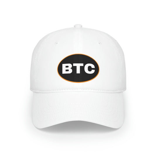 Bitcoin Oval #2 Low Profile Baseball Cap