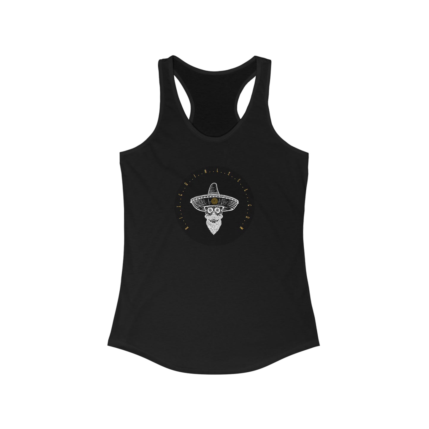 Día de los Muertos BTC Women's Racerback Tank, Veintiuno