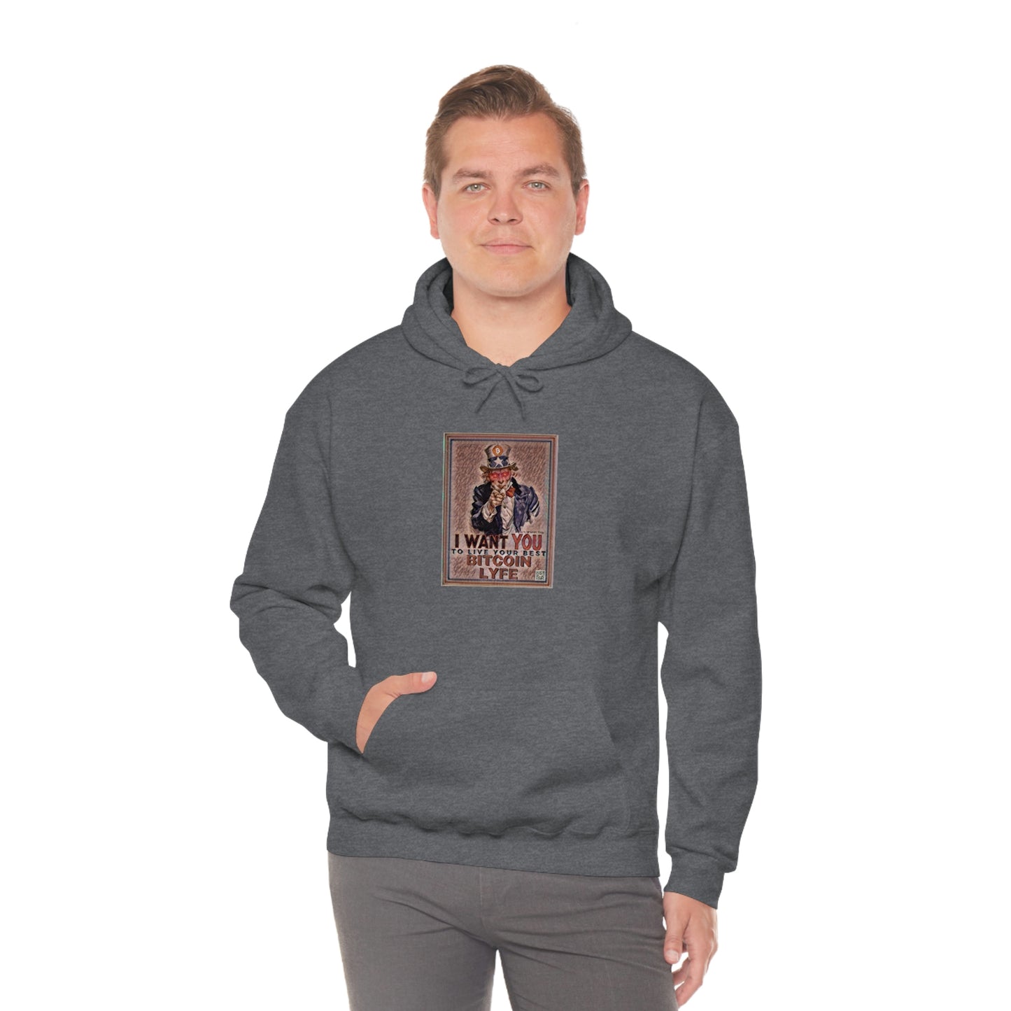 Bitcoin LYFE Uncle Sam Hoodie