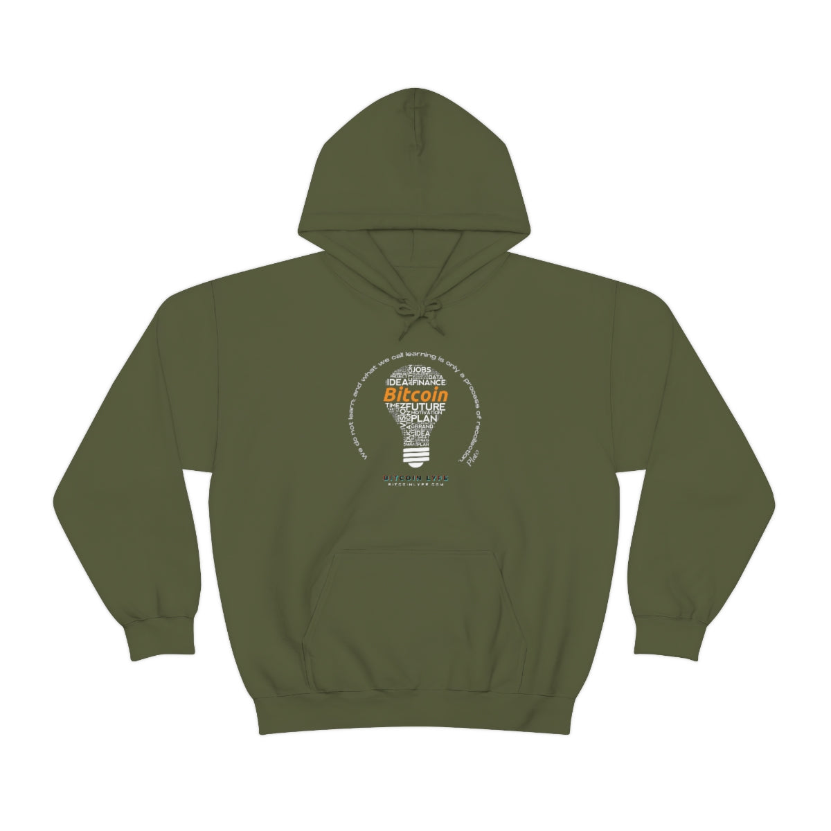 Learning Orange Pill Hooded Sweatshirt