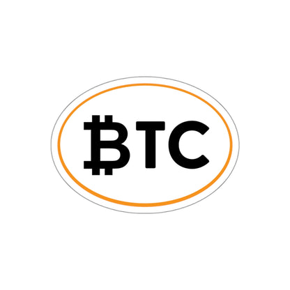 BTC #4 Oval Stickers