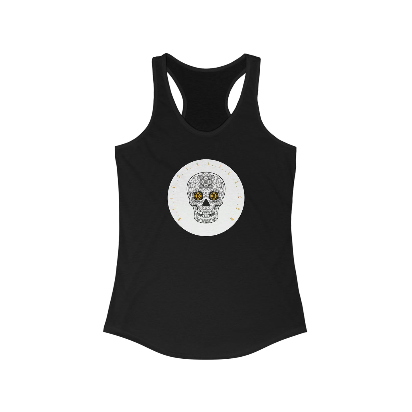 Día de los Muertos BTC Women's Racerback Tank, Siete