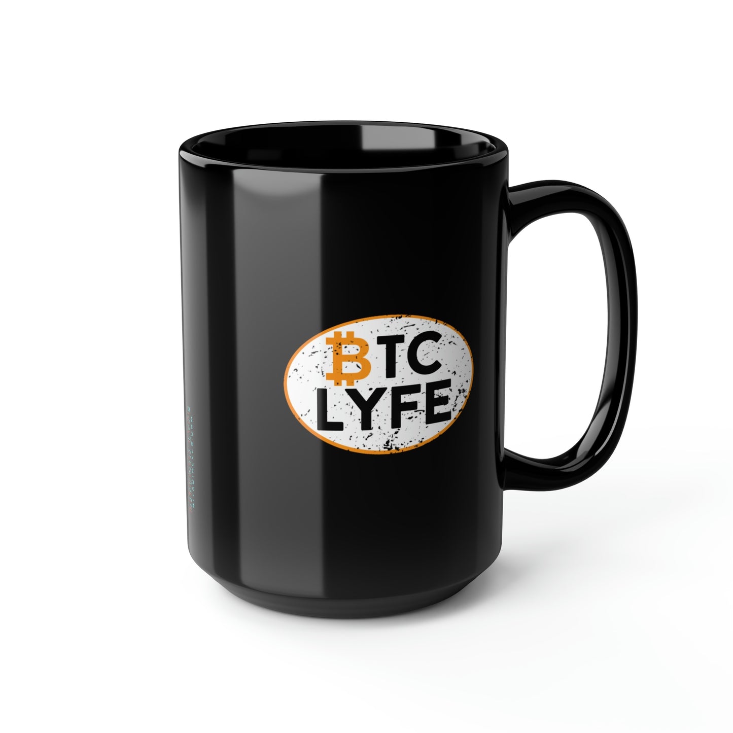 Bitcoin LYFE Oval Mug