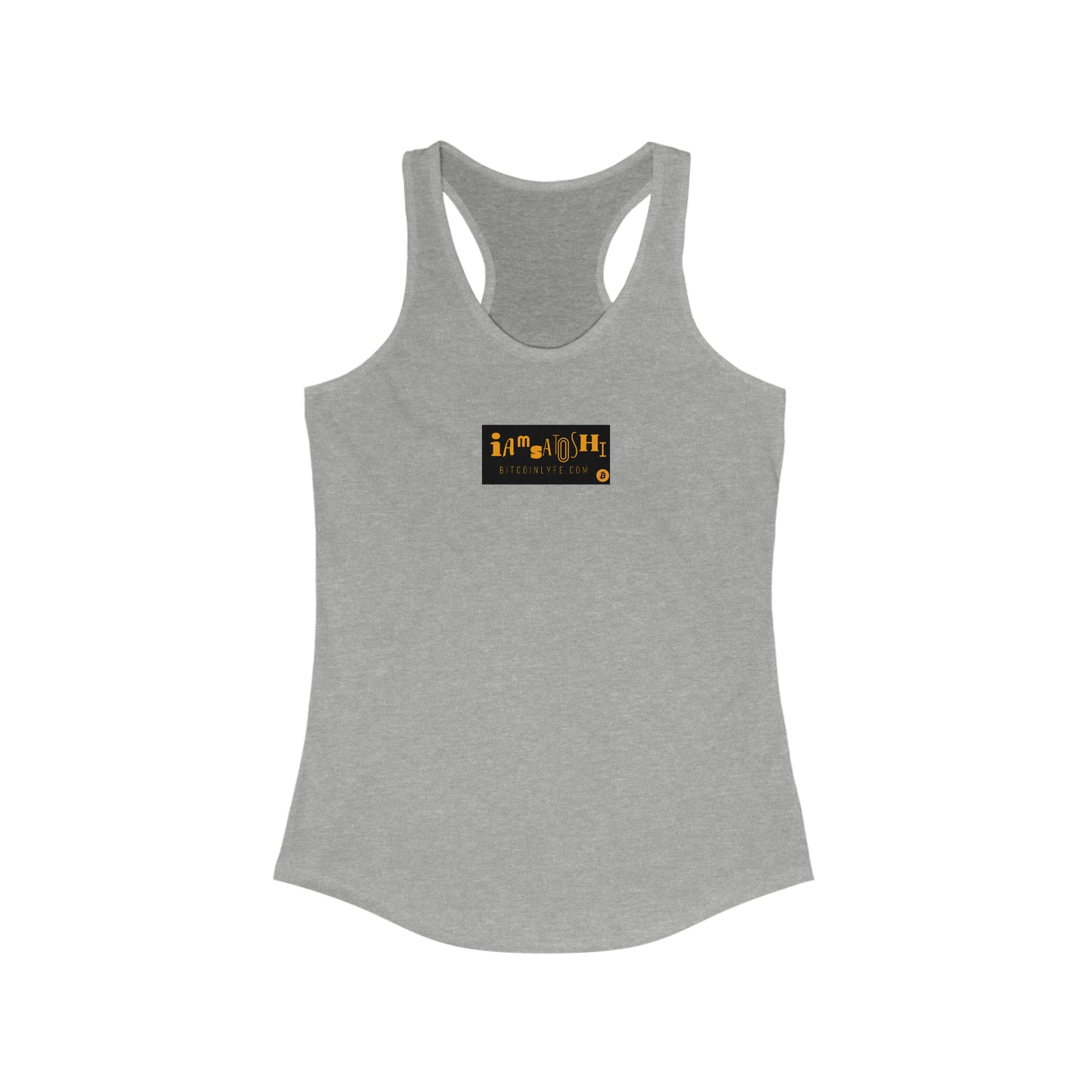 Women's I am Satoshi Racerback Tank - One