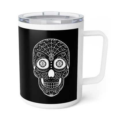 Día de los Muertos BTC 10oz Insulated Coffee Mug, Seis