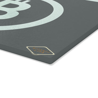 Bitcoin Glass Cutting Board, BTC4