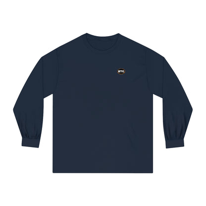 BTC Oval #3 Long Sleeve T-Shirt, Blackout Version