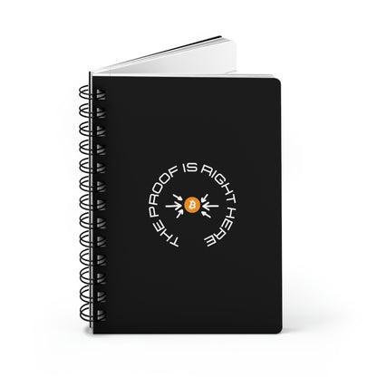 BTC Proof Right Here Spiral Bound Journal #5