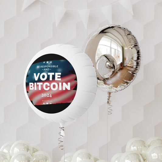 Vote - Responsibility Mylar Helium Balloon, 22"