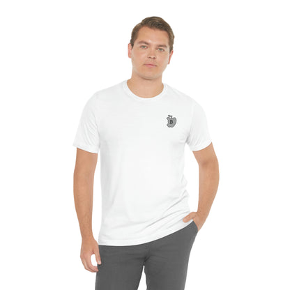 The B Apple Short Sleeve T-Shirt  (Upper Left Subtle)