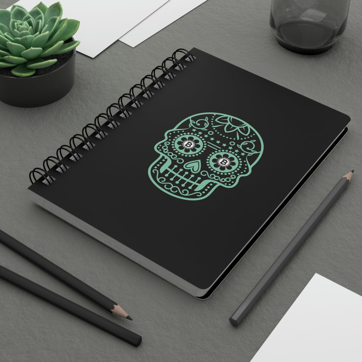 Día de los Muertos BTC Spiral Bound Journal, Diez