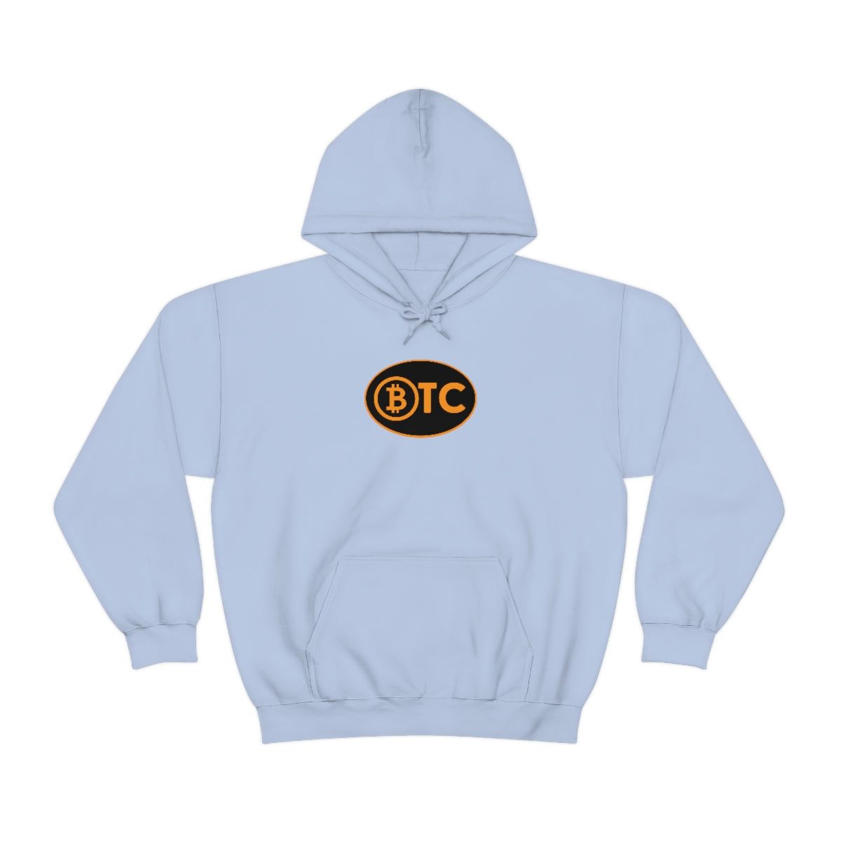 Bitcoin Oval #5 Hoodie, Blackout Version