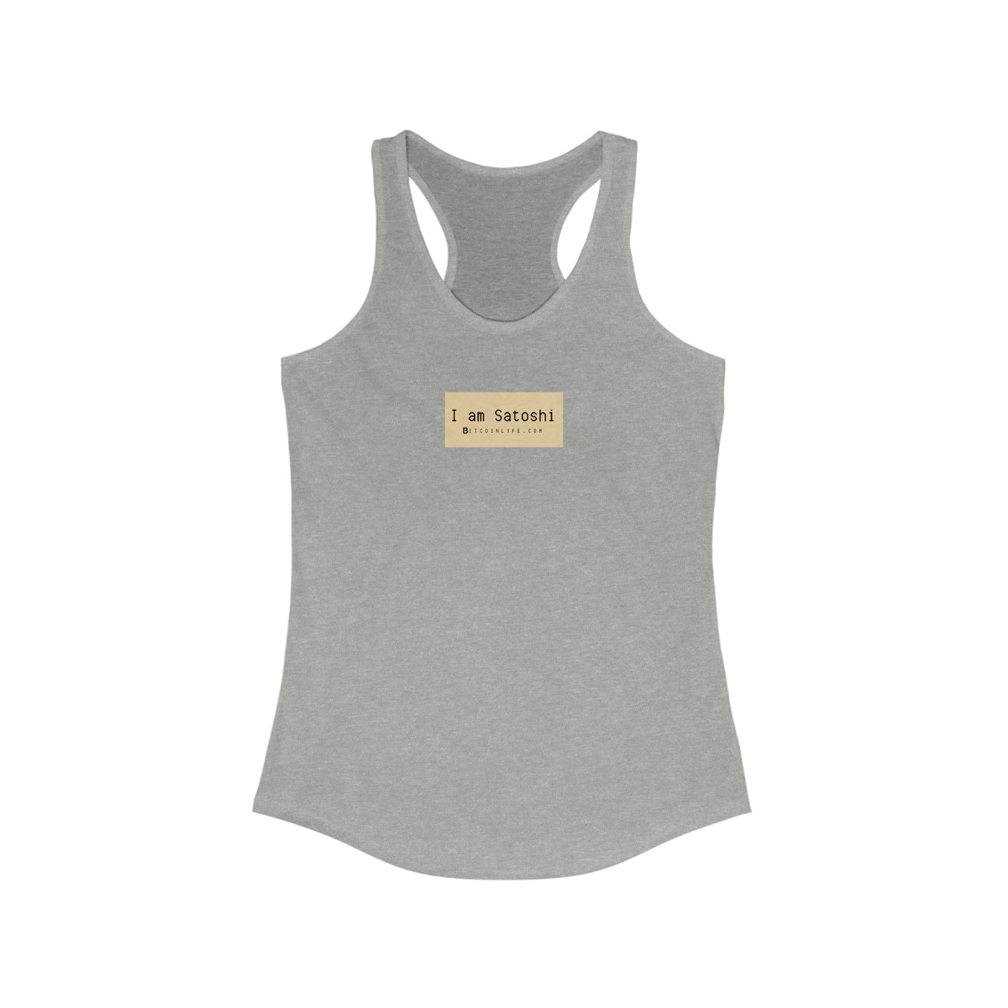 Women's I am Satoshi Racerback Tank - Five